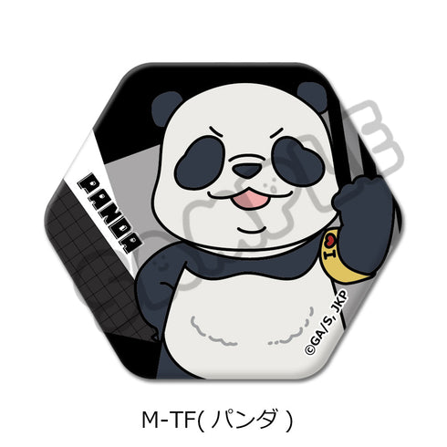 『呪術廻戦 2期』第6弾 六角形缶バッジ M-TF パンダ